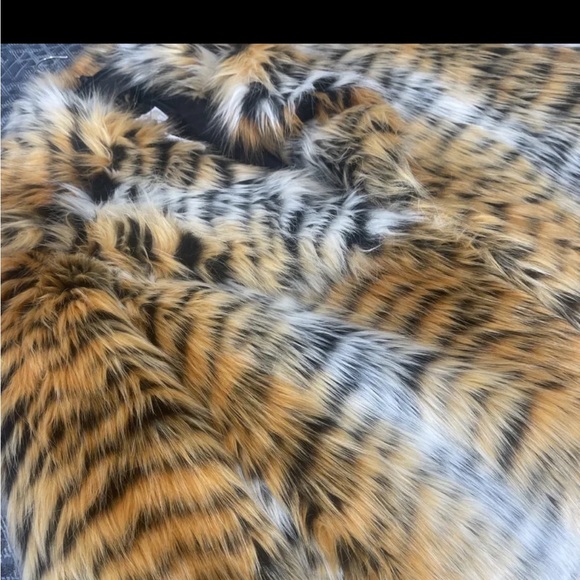 Michael kors glam tiger leopard faux fur coat - Picture 7 of 8